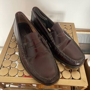 Johnston & Murphy Brown Leather Slip-On Loafers